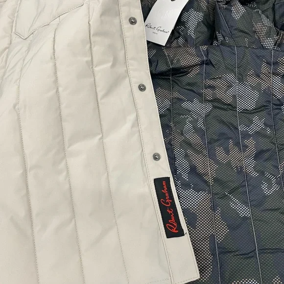 Robert Graham Quilted Stone Color Men's NWT